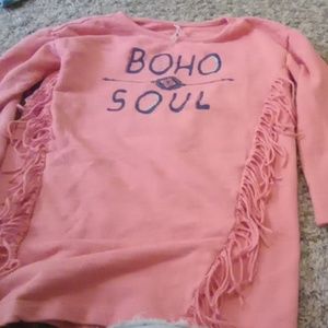 BOHO SOUL shirt youth size large